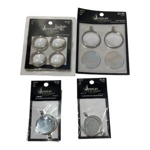 Silver Pendant and Bezel Set